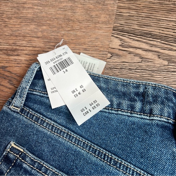 Hollister Ombre Blue Straight Leg Jeans - Picture 7 of 8